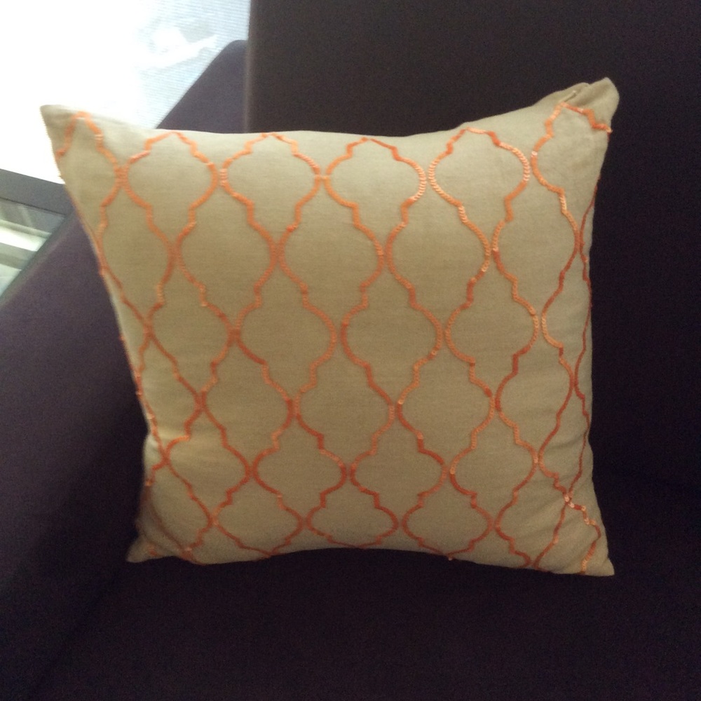 2 square beige linen decor pillow covers
